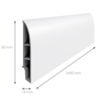 zocalo blanco sempla