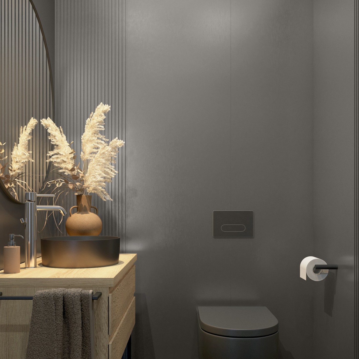 Panel decorativo liso MPC XL Brushed Steel