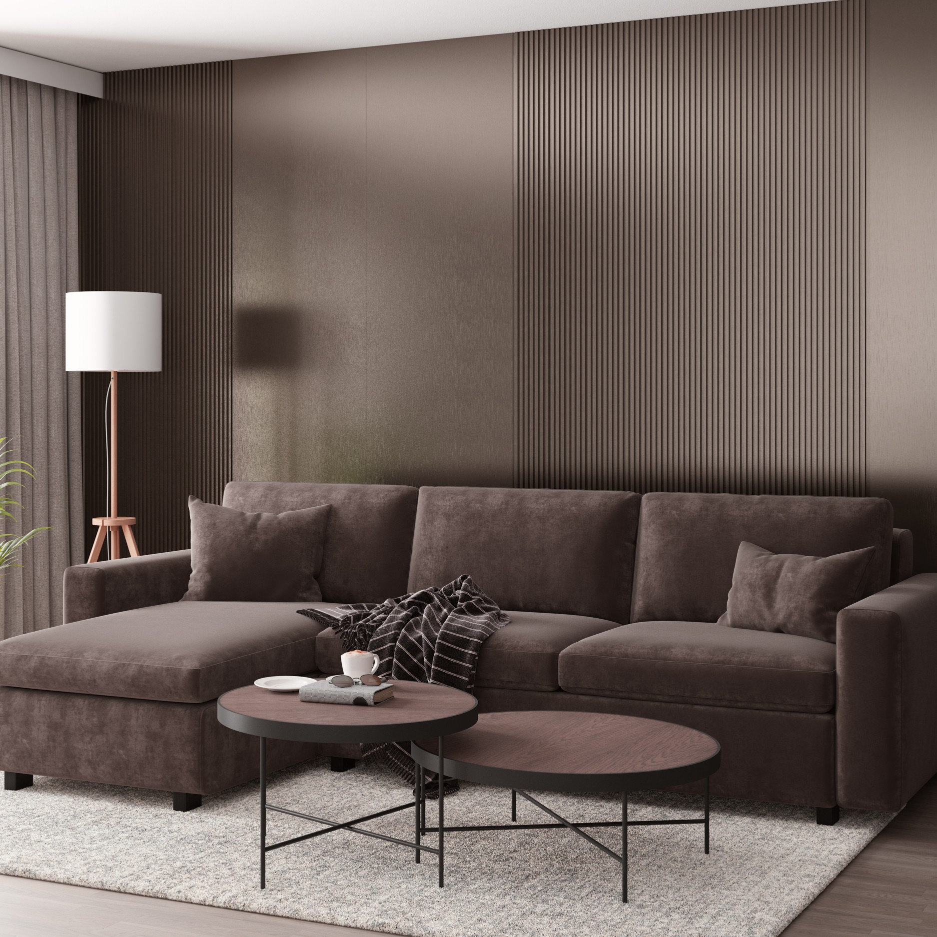 Panel decorativo liso MPC XL Rose Cooper