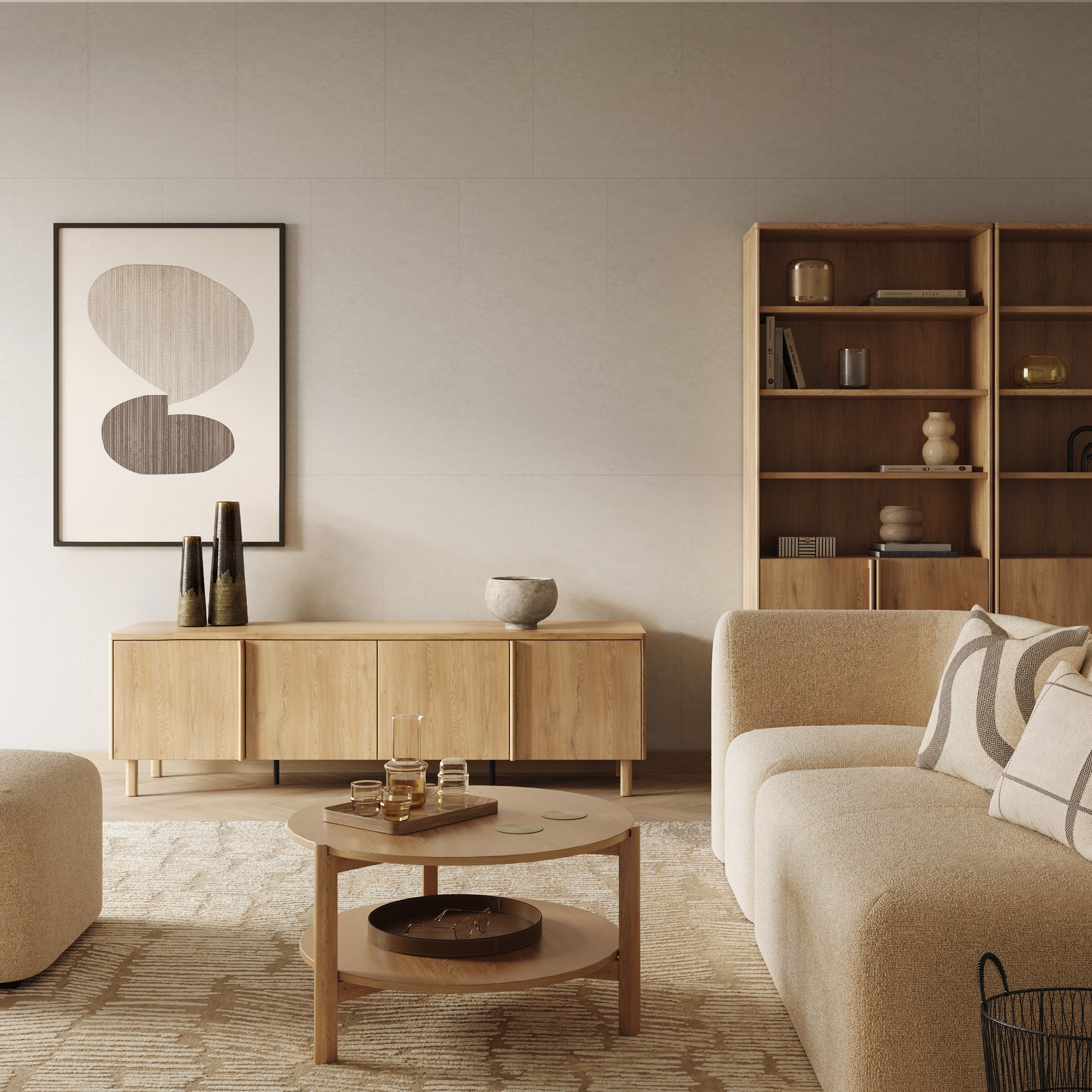 Revestimiento SPC Idevo Warm Concrete