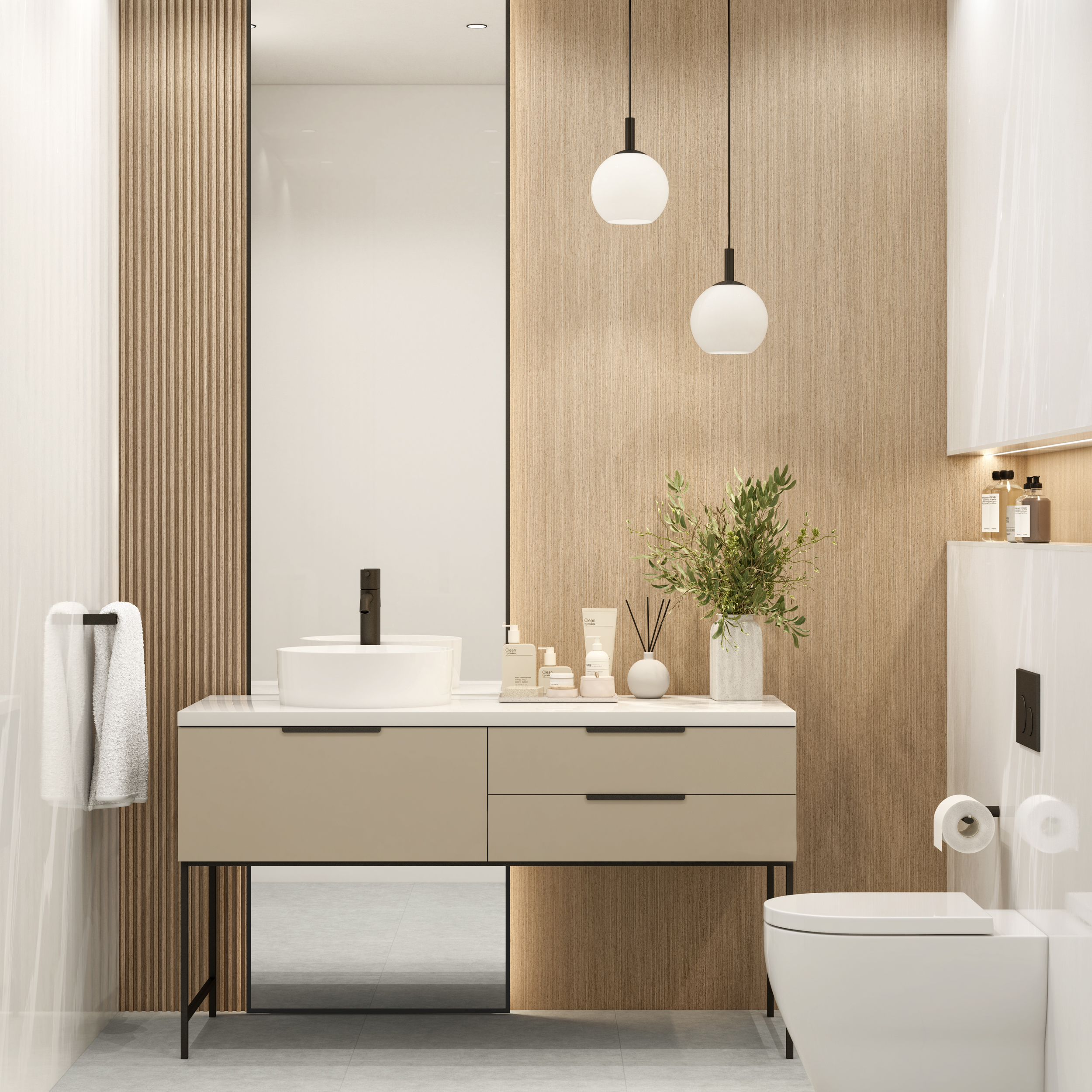 Panel decorativo liso MPC XL Truffle Oak